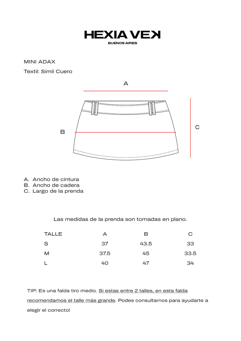 Tabla de talles