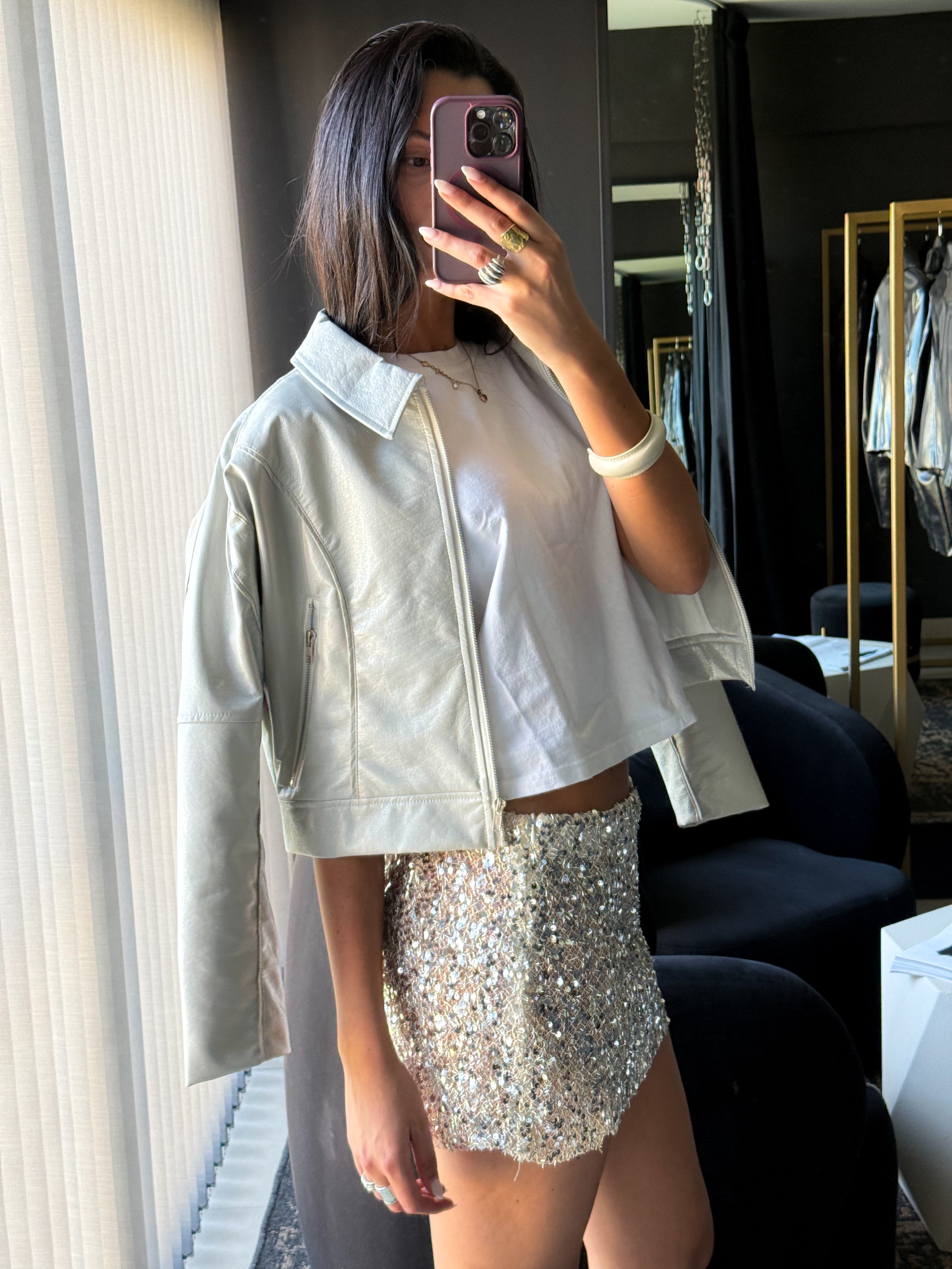 Mini Falda Sand de lentejuelas