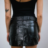 Mini Falda Black de simil cuero