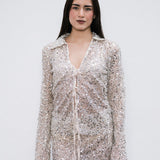 Camisa Sand de lentejuelas