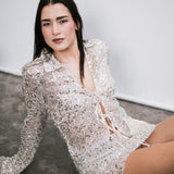 Camisa Sand de lentejuelas