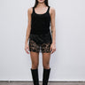 Mini falda Negra Lentejuelas - Black Animal 